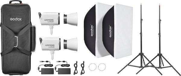Комплект осветителей студийных Godox Litemons LA150R K2 / 32223 - фото