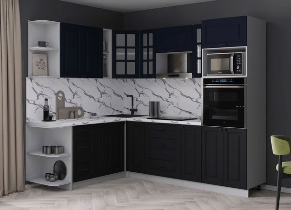 Кухонный гарнитур Интерлиния Мила Деко 1.88x2.4 LV