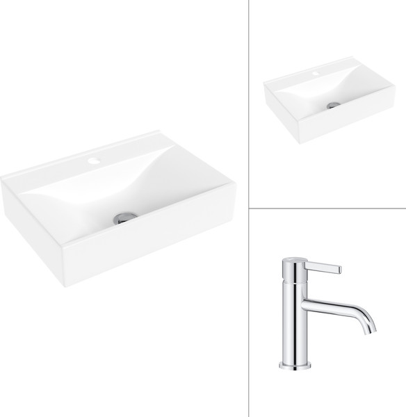 Умывальник со смесителем Lauter 21887B + Velvet 21СК696С - фото