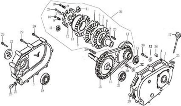 Двигатель бензиновый Lifan 190F-R / A1210-0439-190F-R