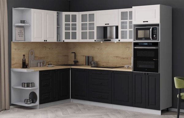 Кухонный гарнитур Интерлиния Мила Деко 1.88x2.8 LV