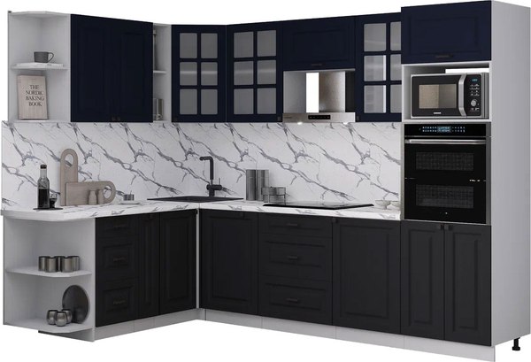 Кухонный гарнитур Интерлиния Мила Деко 1.88x2.8 LV - фото