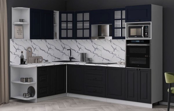 Кухонный гарнитур Интерлиния Мила Деко 1.88x2.8 LV