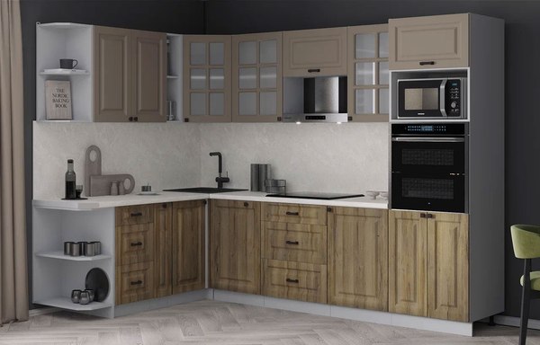 Кухонный гарнитур Интерлиния Мила Деко 1.88x2.8 LV