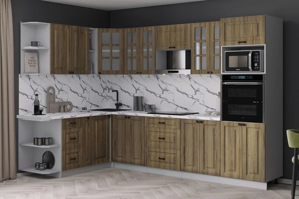 Кухонный гарнитур Интерлиния Мила Деко 1.88x3.0 LV