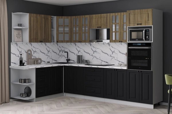 Кухонный гарнитур Интерлиния Мила Деко 1.88x3.0 LV