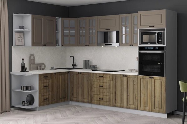 Кухонный гарнитур Интерлиния Мила Деко 1.88x3.0 LV