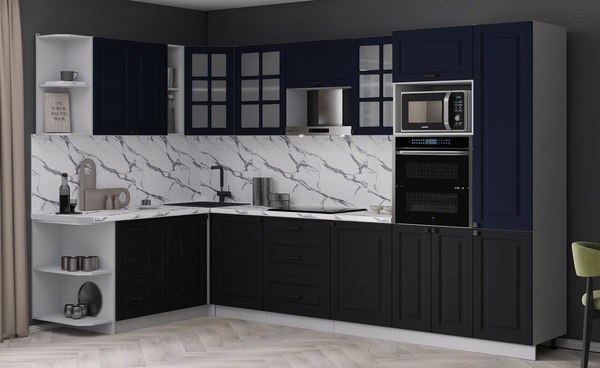 Кухонный гарнитур Интерлиния Мила Деко 1.88x3.2 LV