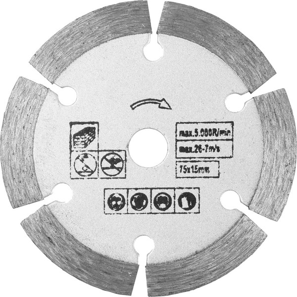 Отрезной диск алмазный Tundra 10738783