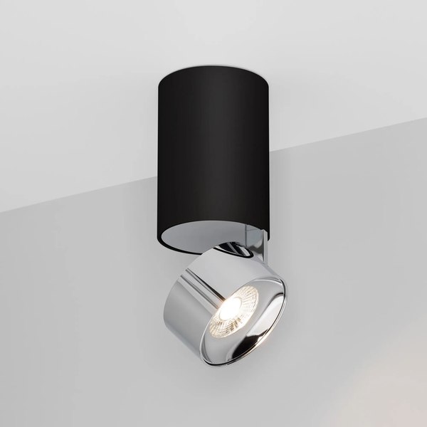 Точечный светильник Arlight SP-PLURIO-SURFACE-LONG-R77-9W Day4000 BK-CHR 36deg / 040380 - фото