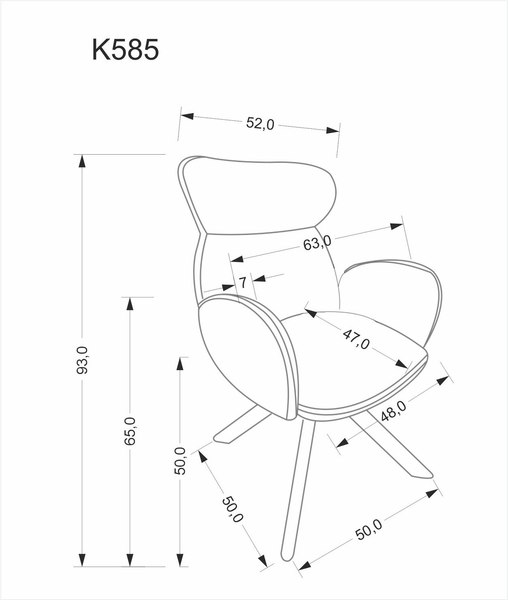 Стул Halmar K585