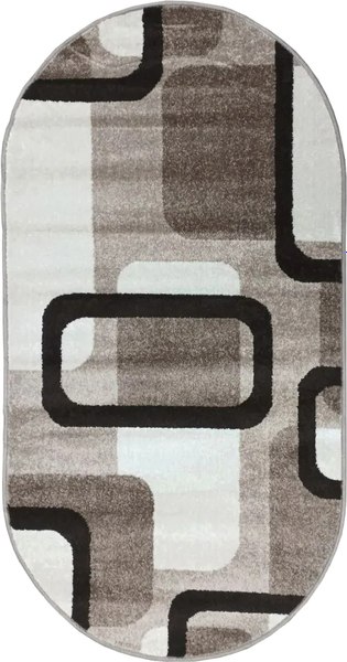 Ковер Витебские ковры Эспрессо Овал 12С4-ВИ f1347 z7o - фото