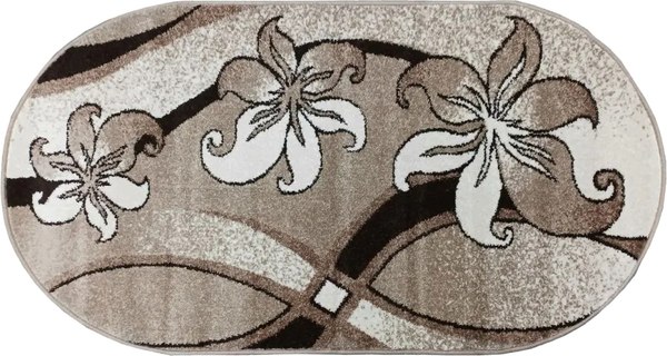 Коврик Витебские ковры Фризе Овал 12С4-ВИ f1673 z7o - фото