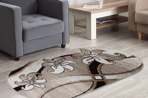 Коврик Витебские ковры Фризе Овал 12С4-ВИ f1673 z7o