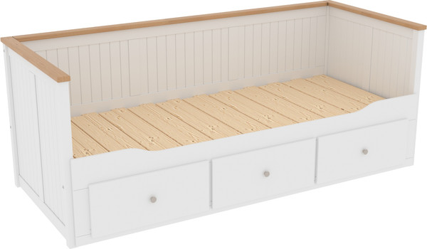 Кровать-тахта ММЦ Кантри 80x200 с ящиками - фото