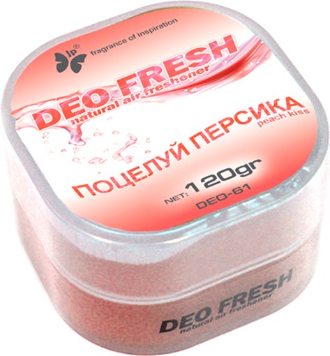 Ароматизатор автомобильный FKVJP Deo Frash Поцелуй персика DEO-184 - фото