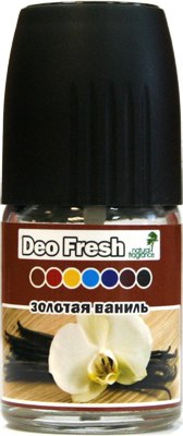 Освежитель автомобильный FKVJP Deo Fresh Золотая ваниль SPDF-92 - фото