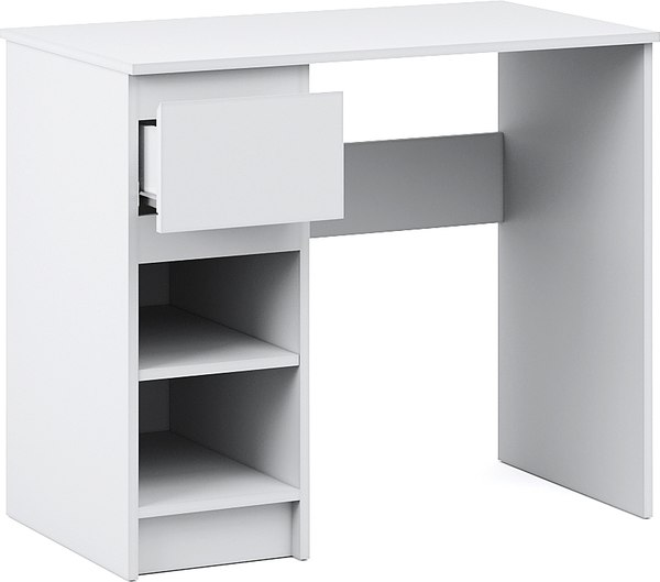 Письменный стол Империал Оникс Вайт 1д1ящ
