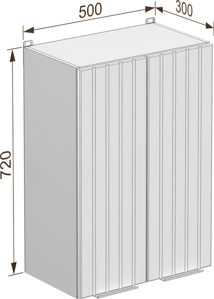 Шкаф навесной для кухни Arvento Корнелия Анта-плюс ВШ50
