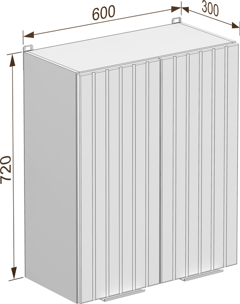 Шкаф навесной для кухни Arvento Корнелия Анта-плюс ВШ60