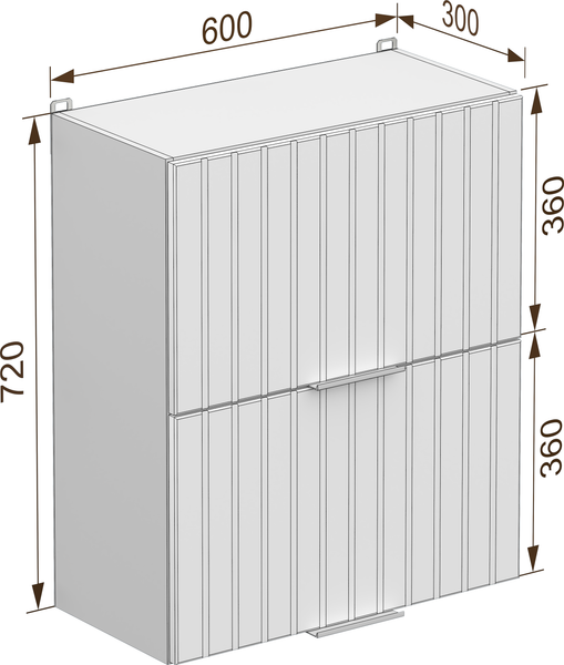 Шкаф навесной для кухни Arvento Корнелия Анта-плюс ВШ60-2г