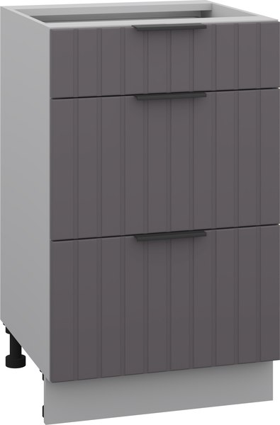 Шкаф-стол кухонный Arvento Корнелия Анта-плюс НШ50р3ш без столешницы - фото