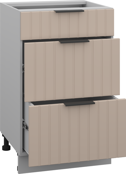 Шкаф-стол кухонный Arvento Корнелия Анта-плюс НШ50р3ш без столешницы