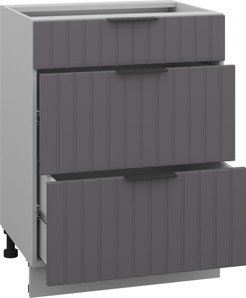 Шкаф-стол кухонный Arvento Корнелия Анта-плюс НШ60р3ш без столешницы