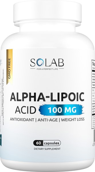 Жирные кислоты SOLAB Альфа Липоевая кислота - фото