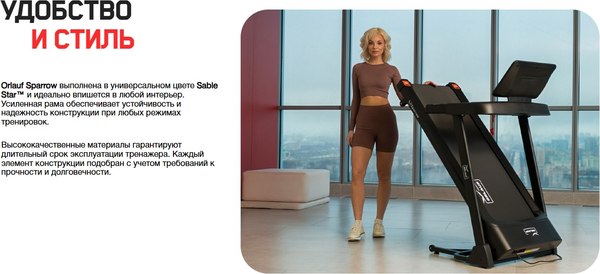 Электрическая беговая дорожка Orlauf Fitness Sparrow 17908