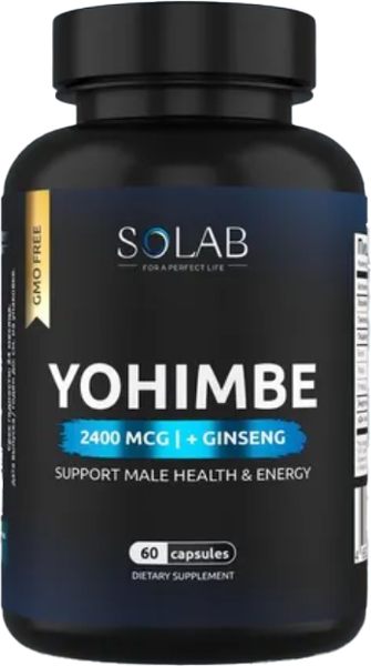 Пищевая добавка SOLAB Йохимбе с женьшенем - фото