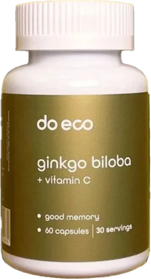 Комплексная пищевая добавка Do eco Гинкго билоба с витамином С - фото