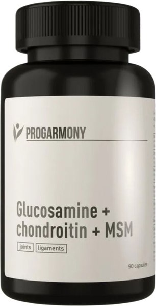 Комплексная пищевая добавка Progarmony Глюкозамин Хондроитин MSM - фото