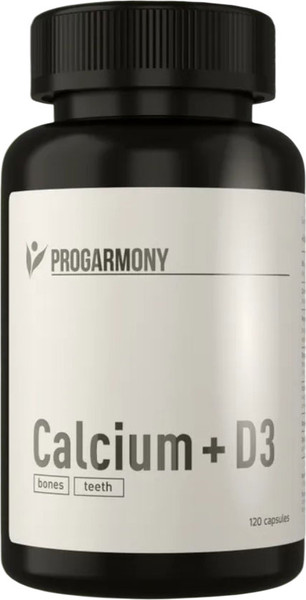Витаминно-минеральный комплекс Progarmony Кальций+Д3 600 МЕ - фото
