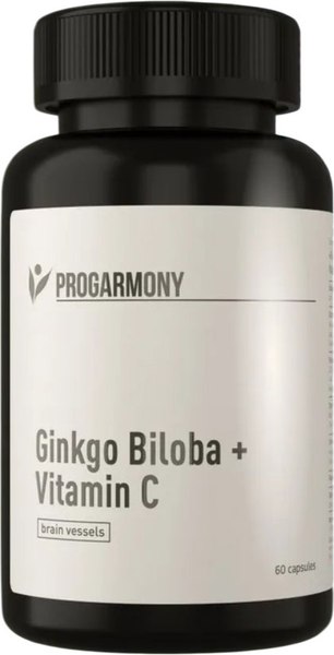Комплексная пищевая добавка Progarmony Гинкго билоба с витамином С - фото