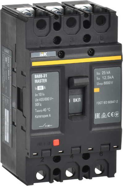Выключатель автоматический IEK SVA00-3-0020-02 - фото