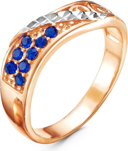 Кольцо Wolves с 7 фианитами 1657 - фото