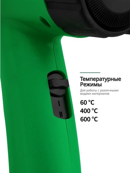 Строительный фен RockForce RF-HG65-2000LCD (65569)