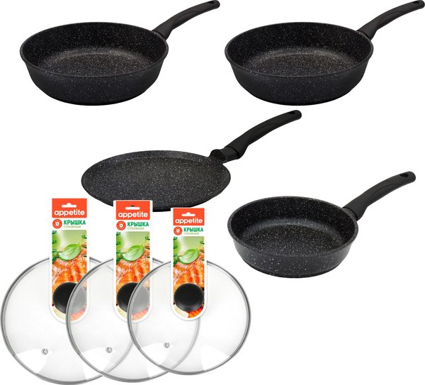 Набор сковородок Виктория Гранит - фото