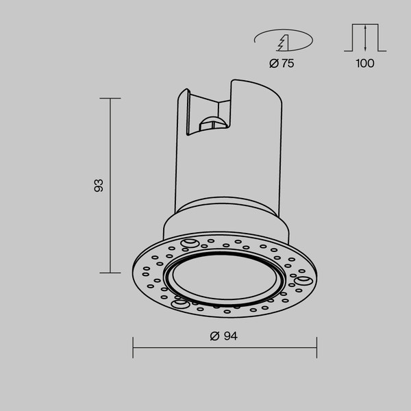 Светильник уличный Maytoni O501DL-L10W3K