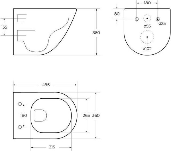 Унитаз подвесной BelBagno Amanda BB051CHR/BB076SC