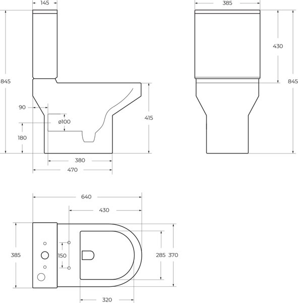 Унитаз напольный BelBagno Norma BB339CPR/BB339T/BB089SC