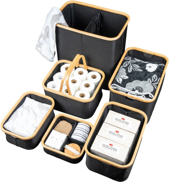 Корзина для белья AksHome Iris-2