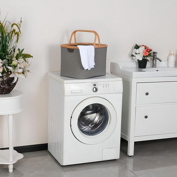 Корзина для белья AksHome Iris-2