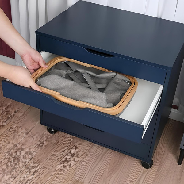 Корзина для белья AksHome Iris-2