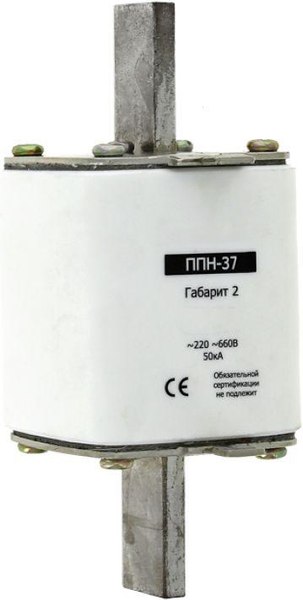 Предохранитель плавкий низковольтный КС ППН-37 габарит 2 63А / 84780 - фото