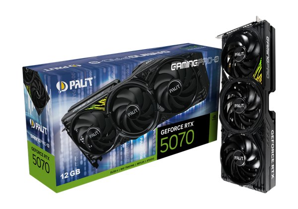 Видеокарта Palit RTX 5070 GamingPro-S 12GB (NE75070019K9-GB2050U)