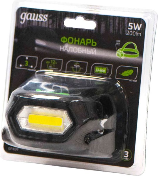 Фонарь Gauss GFL409 / GF409 - фото