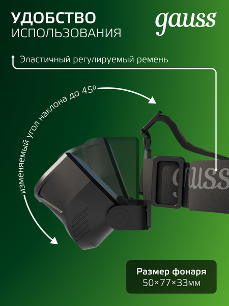 Фонарь Gauss GFL409 / GF409