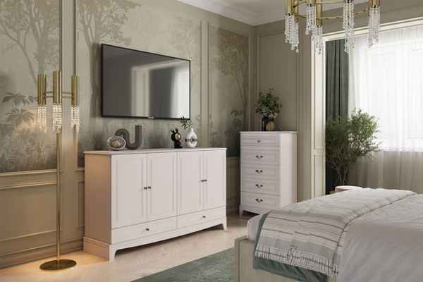 Комод Bravo Мебель Лорето 4 двери 2 ящика